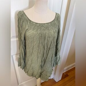 Spense Sage Green Blouse